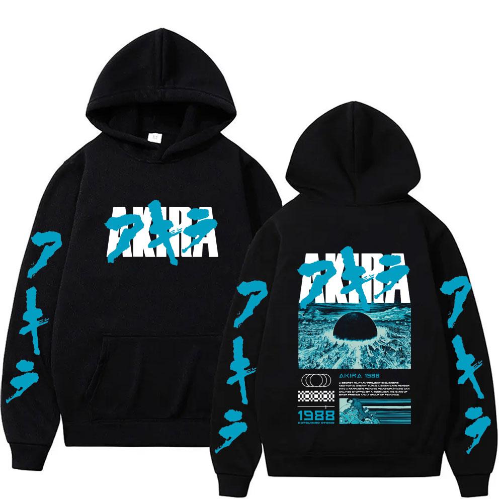 Japanese Science Fiction Cartoon Movie Anime Akira Shotaro Kaneda Hoodie Men Women Manga Oversized Hoodies Male Casual Tracksuit