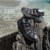 Li Ning Outdoor CF Tracing, Синтетическая кожа Hongtong, Текстильные треккинговые ботинки для реки Мужские Ночной Черный AHLW003-1