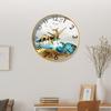 Modern Fashionable Art Silent Living Room Wall Clock Personalized Quartz Clock Simple Light Luxury Wall Clock