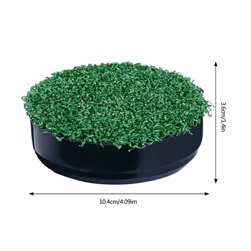 1/2pcs Simulated Lawn Golf Hole Putting Green Cover Golf Practice Training Aids Green Hole Cup Cover Easy To Use