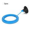 3PCS Plastic Blue Black Aquarium Feeder Fish Tanks Feeding Ring with Suction Cup for All Slow Sinking Floating Feeds