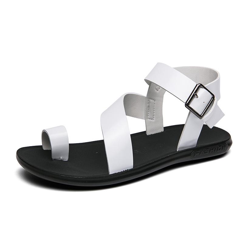 Мужские летние сандалии большого размера: Трендовая, дышащая, повседневная уличная мода для подростков