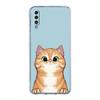 Чехол для телефона Samsung A14 A50 A70 A30 A40 A20E A10S A20S A02S A04S A12 A22 A32 A34 A42 A52 5G A54 Кошка Милый котенок Мультяшная обложка