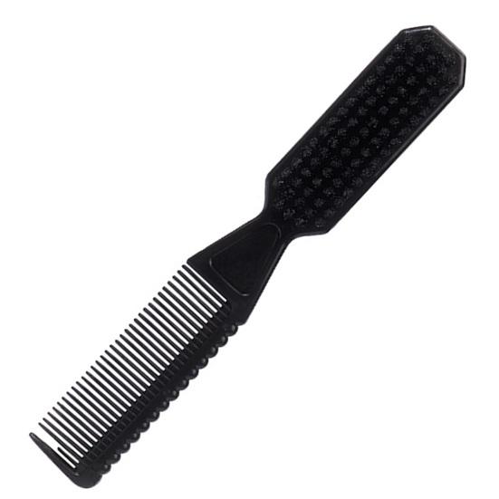 Dual-Use Hair Brush Comb Portable Gentle Cleaning Compact Comfortable Fluffy Beard Comb for Broken Hair