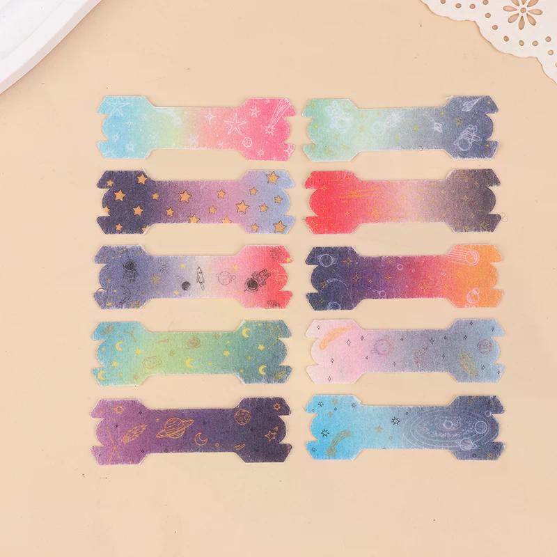 10 шт. Детские противохрапящие носовые пластыри Цветная помощь для дыхания для мальчиков и девочек Гипоаллергенная назальная лента Забавные принты животных Для лучшего