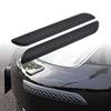 Black Anticollision Patches Bumper Guard Strips Antiscratch Bumper Protector Trim Universals for Car SUV Pickup Truck