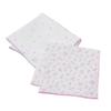 MIKI HOUSE HOT BISCUITS Gauze Handkerchief Set for Boys and White and One Size Fits Newborns, Girls, Pink, All, 76-8037-490