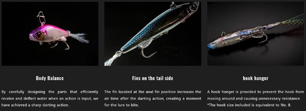 Jackall Live Darter Sinking Lure Super Clear Wakasagi (4965)