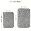 3D Non Slip Bathroom Mat Cobblestone Embossed Bath Mats Absorbent Doormat Carpet Door Floor Mats Machine Washable Quick Drying