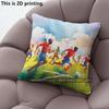Watercolor Soccer Sport Throw Pillow Covers Pattern Cushion Cover Suitable For Sofa Bedroom Car Pillow Cover