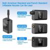 Мини Электрический Насос для Велосипеда 120PSI 1300mAh Электрический Велосипедный Насос для Воздуха USB-C Перезаряжаемый Высоконапорный Накачиватель Аксессуары для Велосипеда