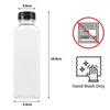 LMETJMA 500ML Juice Bottles PET Plastic Juicing Bottles with Caps Reusable Clear Bulk Beverage Containers for Juice Milk JT282