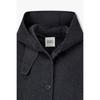 Studio Tomboy Handmade Wool Blend Hoodie Half Coat 9176411981