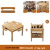 Solid Wood Square Multi-purpose Table