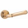 Antique Brass Interior Door Handles, Mortise Lock Set Door Handle Fancy With Keys Both Side
