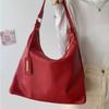 Red Bride Retro Large-capacity Armpit Bag Women's High-end Sense Simple and Versatile Commuter Shoulder Bag