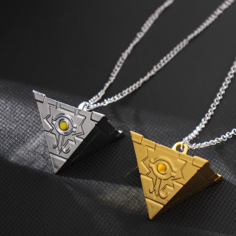 Yu-Gi-Oh Строительный Блок Пирамиды Тысячелетия Колесо Мудрости Тысячелетия Трехмерное Ожерелье