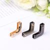1Pc Metal Bag Corner Corners Decor End Clip Edge Banding Bag Accessories Leather Decorative Corner Banding Decorative Strips