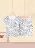 Kids Cartoon Pajama Set Comfortable Breathable Home Wear For DIY Hand Painted Graffiti Art Creative Drawing