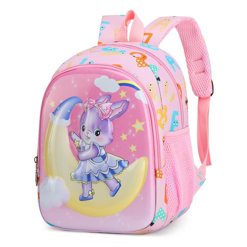 Charming Cartoon Oxford Cloth Lightweight Kids Backpack For Boys And Girls