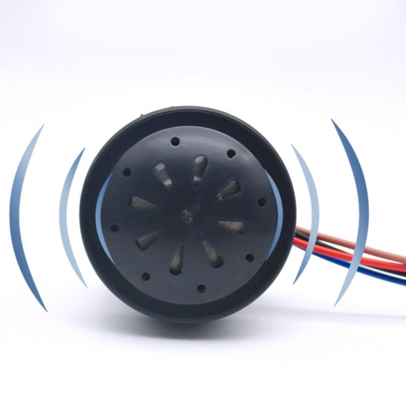 2 in 1 Bike SUV Horn Electric Horn LED 48/60V Universal Electric Motorcycle Horn Motorbike Replacement Electric Horn Car H9EE