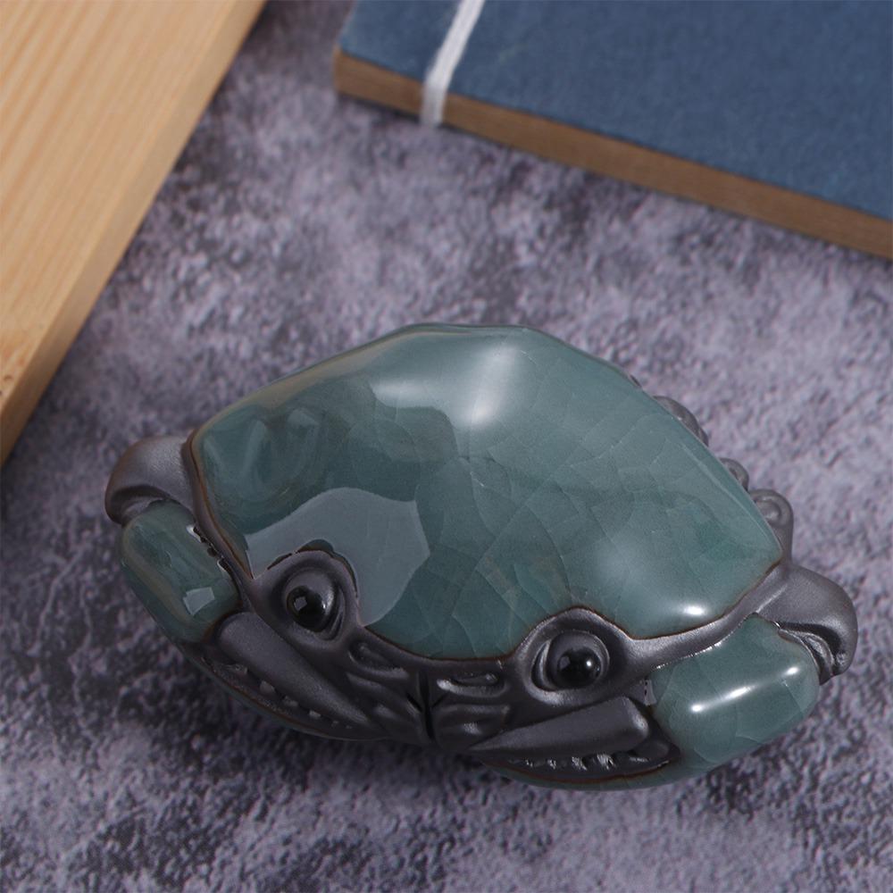 Handmade Cute Crab Tea Pet Creative Small Crab Statue High Quality Little Crab Tea Play Desktop
