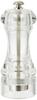 Мельница для соли Металл Нержавеющая сталь PSL98 SMA-120 Корпус Акрил, Фурнитура Сталь 18-12, Ручка Латунь, Япония,