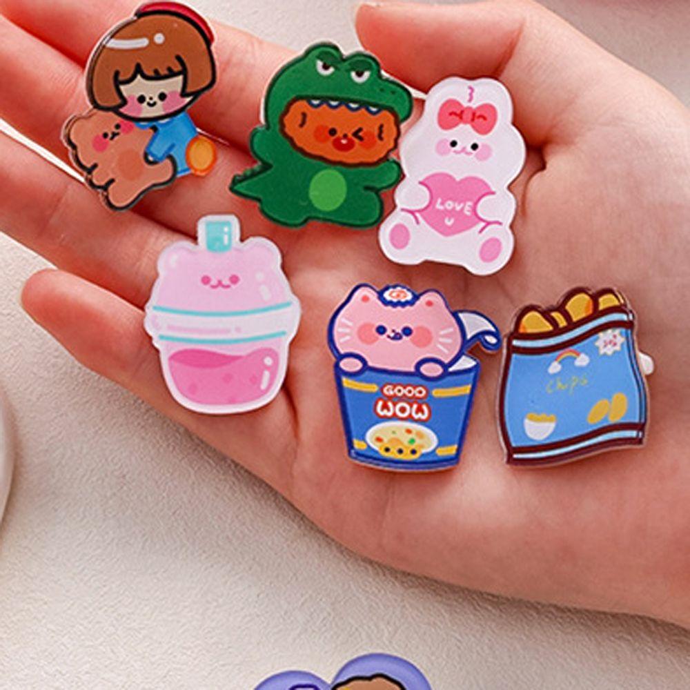 Student Japanese Fashion Kawaii Korean Style Brooch Fashion Jewelry Cartoon Brooch Bag Ornament