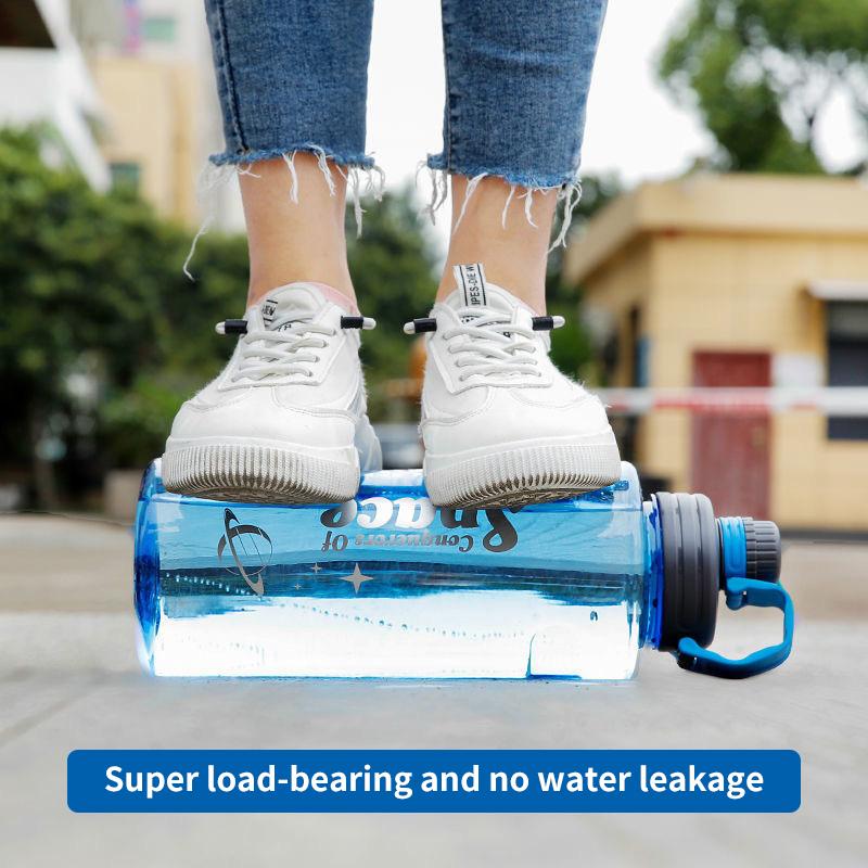 Портативная дорожная спортивная бутылка для воды большой емкости, не содержащая бисфенол-А, герметичная бутылка-шейкер, пластиковая посуда для питья, для тура, спортзала, для взрослых, универсальная