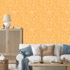 School Supplies Wallpaper Cream and Gold for Living Room and Bedroom 50x1000