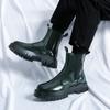 Модные мужские ботинки из лакированной кожи с толстой подошвой Новые модные дизайнерские стили для отдыха на свежем воздухе, вечеринки, повседневные, деловые, офисные, популярные модели обуви