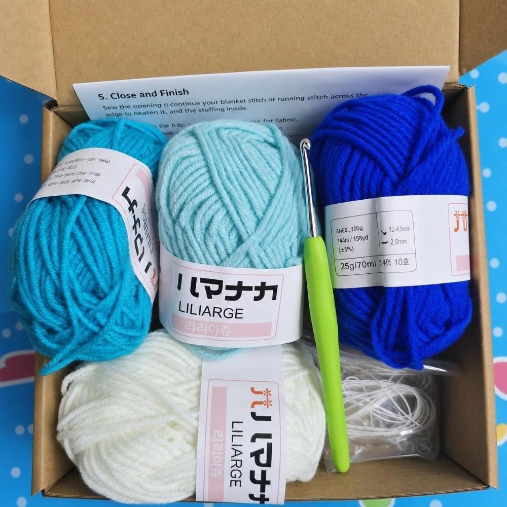 Hanging Ocean Wave Crochet Wind Spinner Diy Kit Handmade Crochet Ornament Kit