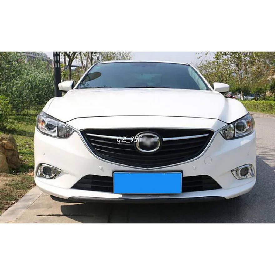 Для Mazda 6 Atenza 2014 2015 2016 хромированные передние противотуманные фары автомобиля Накладка 2 шт. моделирование автомобиля