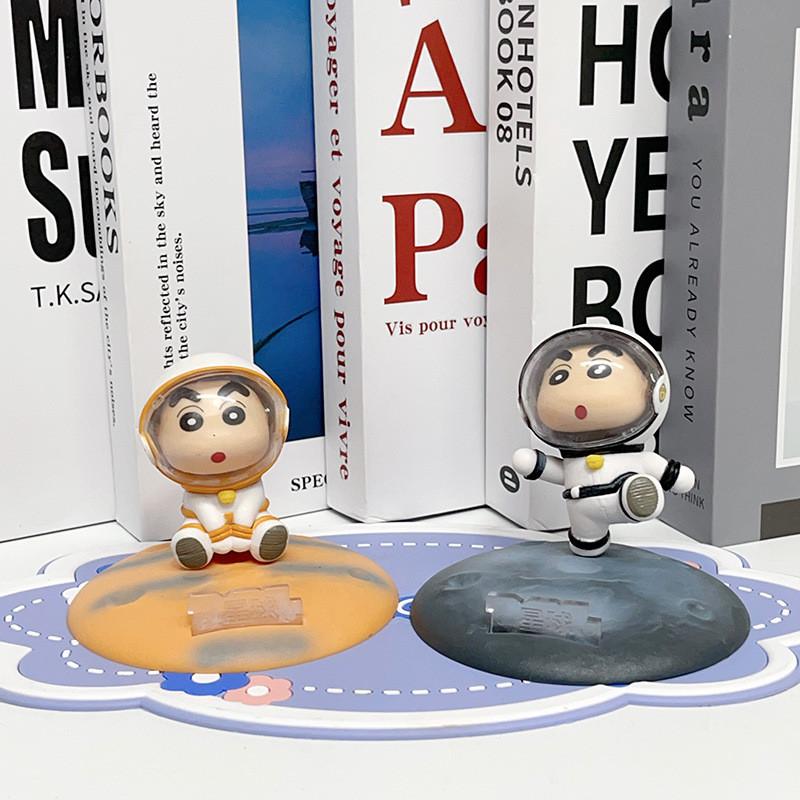 Adorable 6 Piece Space Themed Pvc Figure Set Featuring Cartoon Character Models
