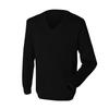 Mens 12 Gauge Fine Knit V-Neck Jumper / Sweatshirt