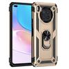 KEYSION Shockproof Armor Case for Honor 50 Lite PC + Silicone Ring Stand Phone Back Cover for Huawei Y7A Y9A Nova 8i Y60