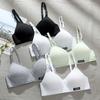 AB Cup No Wire Seamless Bra Girl Underwears Female Brassiere Bralette Breathable Intimate Lingerie Teenage Girls For Small Cup
