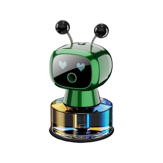 Автомобильный освежитель воздуха в форме робота с умной ароматерапией и эмоциональными глазами с искусственным интеллектом