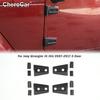 Черный матовый комплект накладок на петли дверей для Jeep Wrangler JK 2007-2017 Аксессуары