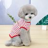 Summer Striped Dog T-Shirt Breathable Puppy Dog Clothes Vest for Small Medium Dogs Pet Cats Pug Apparel Costumes