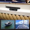 PATIKIL 202mm Nylon Boat Dock Cleat Kayak Small Rope Tie Cleat Dock Marine Deck Boat Canoe Kayak Decoration Black