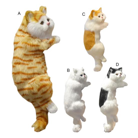 Cute Lightweight Great Allergy Free Lovely Simulation Stuffed Plush Cat Toy Simulation Cat
