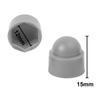 Car Screw Protection Cap M8x12x15 Plastic Hexagonal Screw Protective Caps Waterproof Rust Resistant Bolt Nut Protection Covers