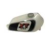Yamaha Xt Tt 500 White Painted Steel Petrol Tank 1U6,1980 Model + Cap |Fit For