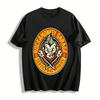 Футболка с принтом Rockamonkey Garage Ретро-стиль механика Повседневный топ Футболка из чистого хлопка