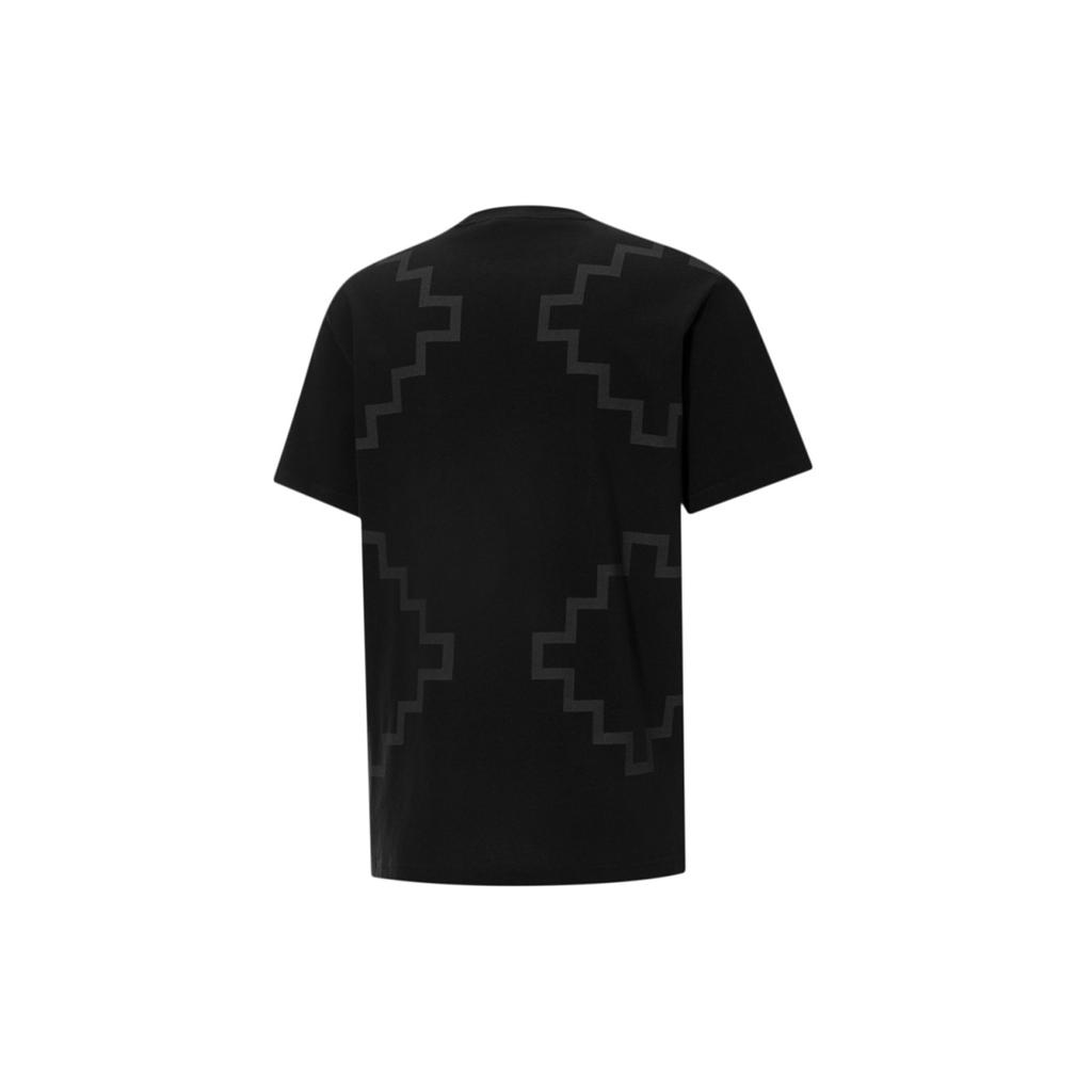PUMA x PRONOUNCE Elevated Tee Crossover Geometry Pattern Athleisure Casual Sports Short Sleeve Black Men's 532145-01