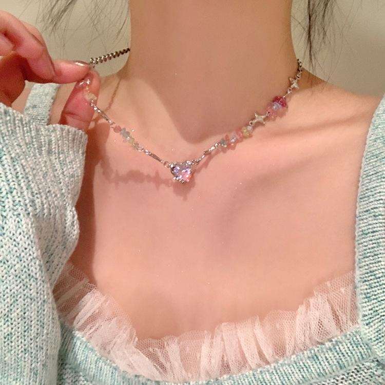 Стильное ожерелье Love Heart 2024 года — стильный и шикарный чокер для женщин