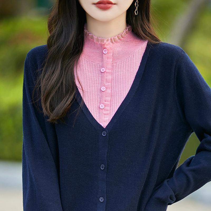 Женский кашемировый свитер Qinghe кашемир 50% шелк 50% шерсть осенне-зимний кашемировый кардиган мягкий и теплый