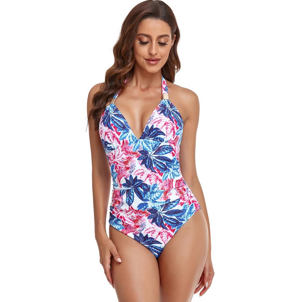 Европейский и американский сексуальный облегающий цельный купальник, закрывающий живот