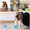 Dog Automatic Rolling Ball Toy Cat Interactive Ball Pet Stress Relief Chew Kicker Toy with 4 Ball Cover Home Indoor Toys